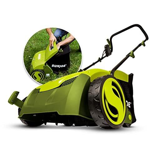 Sun Joe AJ801E 12-Amp 13-Inch top Electric Dethatcher and Scarifier w/Removeable 8-G